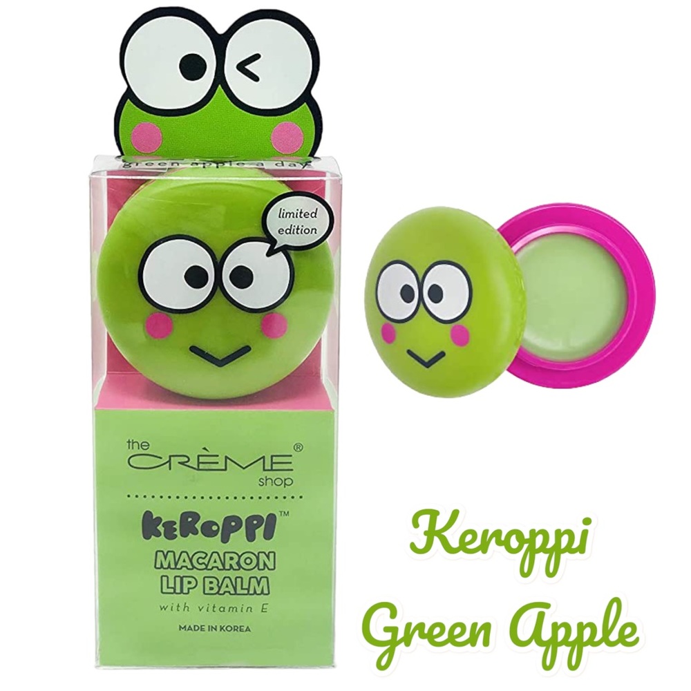 The Creme Shop x Sanrio Hello Kitty Lip Balm Keroppi Green Apple